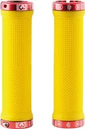 Paar SB3 Kheops Grips Gelb/Rot Highlight