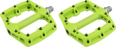 Super-Preis Insight Nylon Flat Pedale Grün