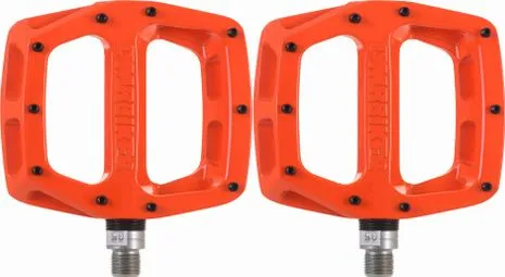 DMR Paar flache Pedale V12 Orange Preisknaller