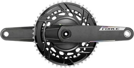 Kurbelgarnitur Leistungsmesser Sram Force E1 DUB 46-33 Zähne 2x12V Schwarz (ohne Gehäuse) Sale