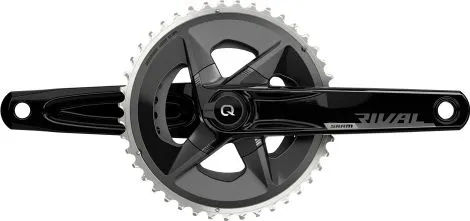 Markenware Sram Rival AXS DUB Breite 43-30 Zähne 2x12V Power Meter Kurbelgarnitur (ohne Gehäuse) Schwarz