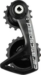 Markenware Ceramicspeed OSPW RS Alpha Umwerferkappe für Sram Red D1/E1 und Force D1 AXS Rennrad 12-fach V2 Schwarz Team