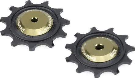 Enduro Bearings-Rollen mit 11 Zähnen für Shimano Dura-Ace 12-Gang-Schaltwerk, schwarz Preiswert