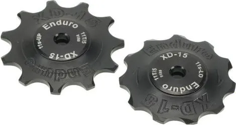 Sonderaktion Enduro Bearings-Schaltröllchen mit 11 Zähnen für Shimano Dura-Ace 11-Gang-Schaltwerk, schwarz