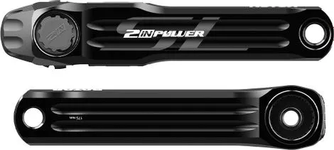 Preiswert Rotor 2INpower SL RD (Road Dual) Power Meter Kurbelgarnitur Direct Mount Schwarz