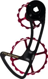 CyclingCeramic Schaltwerkkäfig 14/19T für Shimano 12V Ultegra 8150 und Dura-Ace 9200 Rot Schnäppchen