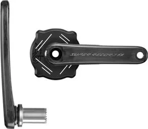 Paar Campagnolo Super Record X 1X13 Ultra Torque Kurbeln (ohne Kettenblatt) Schwarz Heißes Angebot