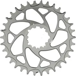 Kettenblatt Alugear Rund ELM Direct Mount Sram 3 Schrauben 10/11/12 Gänge Silber Garantierte Lieferung