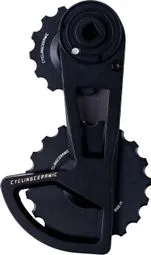 Sale CyclingCeramic OSPW Pro Umwerfer Käfig 14/19T für Sram Red / Force / Rival AXS und XPLR AXS 12S Umwerfer Schwarz