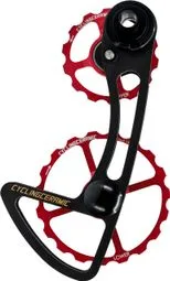 CyclingCeramic Oversized Schaltwerkskäfig 14/19T für Campagnolo 11S Umwerfer Rot Knallerangebot