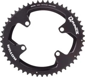 Sonderaktion ROTOR ALDHU 3D + Oval Kettenblatt Außen 4x110mm Schwarz