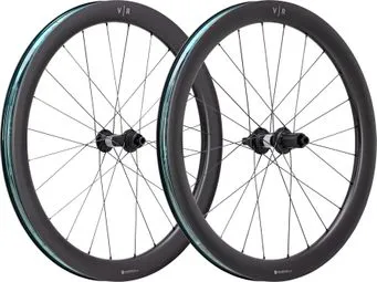 Günstig Laufradsatz Van Rysel VR Carbon 50 700 mm | 12x100 - 12x142 mm | Center Lock