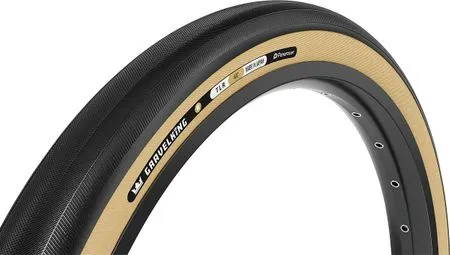 Zertifiziert Panaracer GravelKing R Schotterreifen 700 mm Tubeless Ready Folding ZSG Gravel Compound BeadLock TuffTex R Black Amber Sidewall
