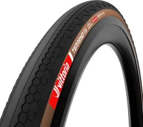 Vittoria Terreno T10 Hardpack Gravel Endurance 700 mm Gravel-Reifen Tubeless Ready Faltbar Pannenschutzgürtel Endurance-Formulierung Graphen Braune Seitenwand Saisonangebot