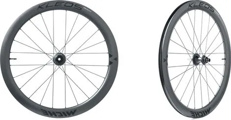 Billig Paar Miche Kleos RD DX 50-50 Tubeless 700 Disc Laufräder | 12x100mm | 12x142mm | Centerlock