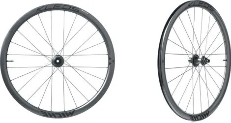 Paar Miche Kleos RD DX 36-36 Tubeless 700 Disc Laufräder | 12x100mm | 12x142mm | Centerlock Preiswert