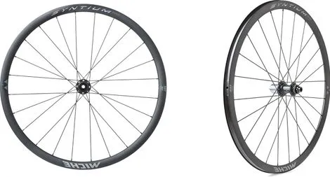 Sonderangebot Paar Miche Syntium Aero DX Tubeless 700 Disc-Laufräder | 12x100mm | 12x142mm | Centerlock