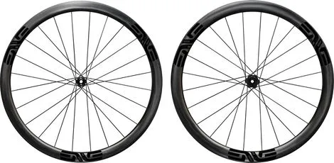Enve SES 3.4 700 mm Laufradsatz | 12x100 - 12x142 mm | Center Lock | Black Decal Neuheit