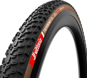 Letzte Chance Vittoria Terreno T70 – Grober, lockerer Schotter – Endurance – 700 mm – Gravel-Reifen – Tubeless Ready – faltbar – Pannenschutzgürtel – Endurance-Reifenmischung – Graphen – braune Seitenwand