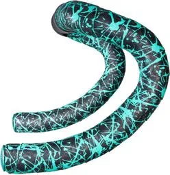 Heißes Angebot Supacaz Super Sticky Kush Limited Splat Neon Celeste Blue mit Verschlüssen