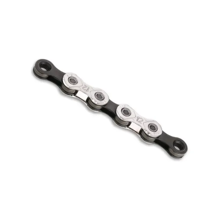 Highlight KMC Kette E12 12-fach 128 Glieder silver / black OEM