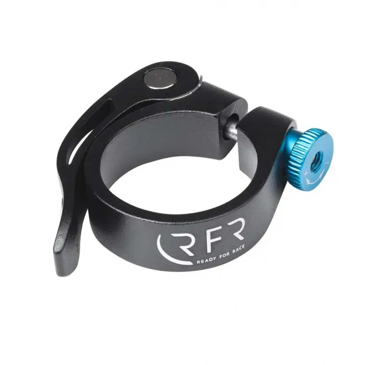Neu RFR Sattelklemme mit Schnellspanner 34,9mm black´n´blue