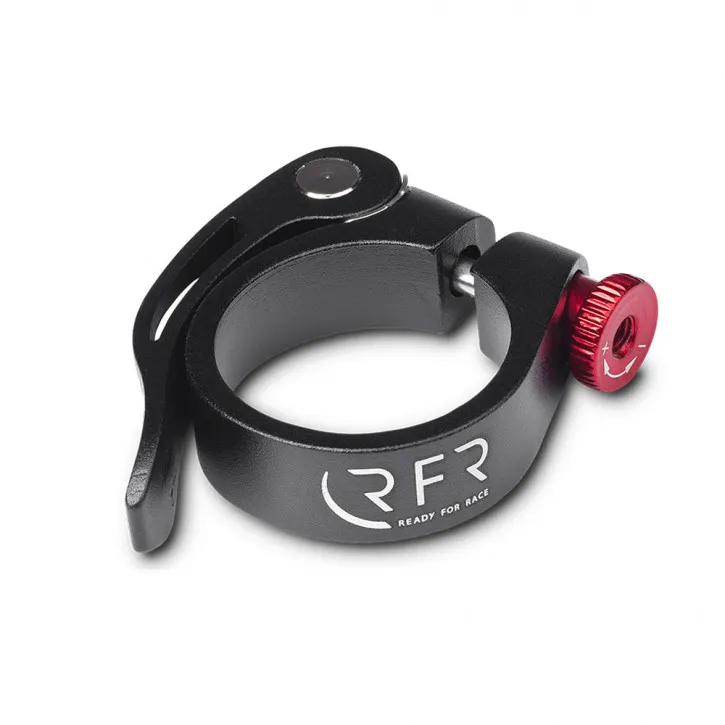 Begrenztes Angebot RFR Sattelklemme mit Schnellspanner 34,9 mm black´n´red
