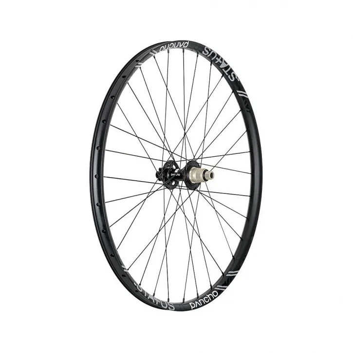 Panchowheels Hinterrad Status 27.5" Pancho Nabe 6 Loch, 148/12 mm Boost, Sram XD Sichere Zahlung