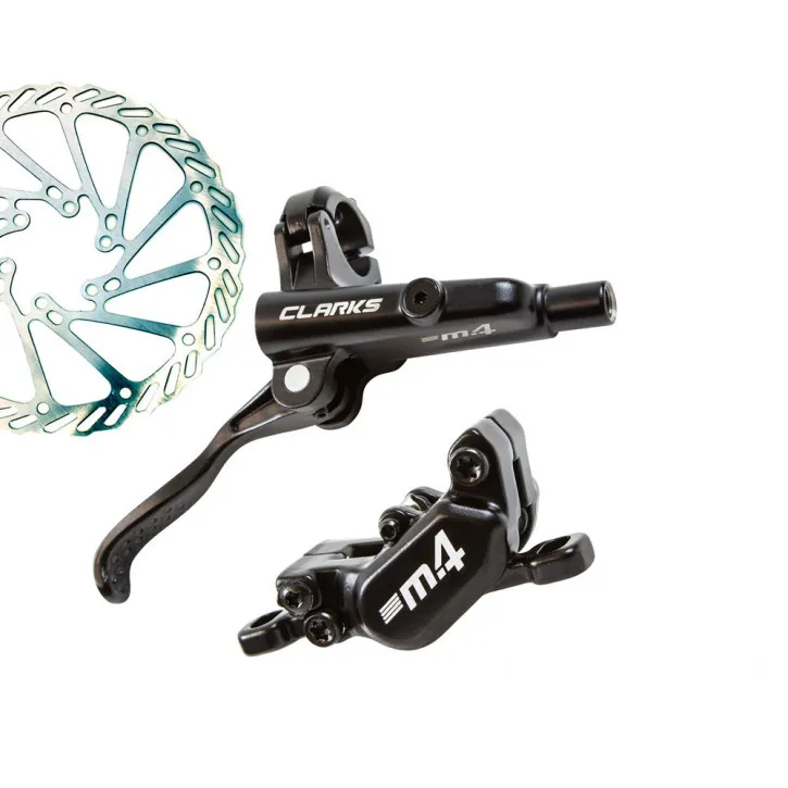 Clarks M4 Brake Set Front & Rear 4P, 160/180 mm Knallerangebot